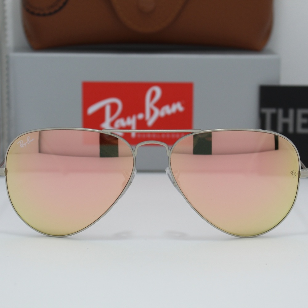 RAY-BAN RB 3025 019/Z2  COPPER FLASH  MATTE SILVER - Picture 2 of 7